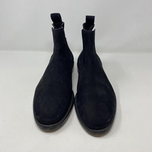 Zadig & Voltaire Boots Mens Size 9 Black Suede Chelsea Ankle Dress Pull On main image 9